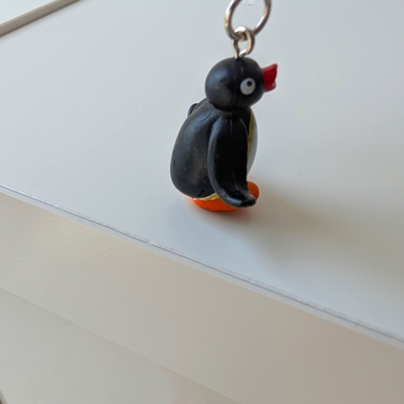 Penguin Pingu Look Alike Keychain Charm - Picture 1 of 7